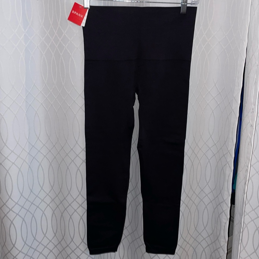 Spanx seamless black women’s leggings SZ XL